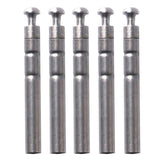 Maxbell Maxbell 5pcs Stainless Steel Rod Tip Top Swivel Rotating Ring Inner Diameter 1.5mm