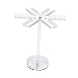 Maxbell Acrylic Necklace Holder Rotating Necklace Organizer for Bedroom Dorm Counter