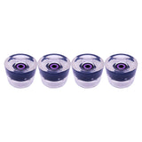 Maxbell Maxbell 70mm Skateboard Wheels Longboard LED for Street Skating Black Purple