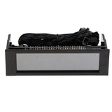 Maxbell Computer Case Fan Temperature Speed Controller with LCD Display Front Panel