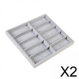 Maxbell 2x10 Grid Eyeglass Sunglasses Organiser Case Eyeglasses Eyewear Storage Case