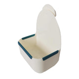 Maxbell Rabbit Hay Feeder Bin Feeder Grass Frame Rack for Rabbit Hedgehog Chinchilla White