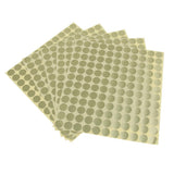 Maxbell Maxbell 5 Sheets Essential Oil Bottle Cap Stickers Self Adhesive Labels Round Golden