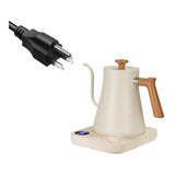 Maxbell Gooseneck Electric Kettle Gooseneck Coffee Kettle for Restaurant Home Office White