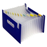 Maxbell Expanding File Folder A5 Size 13 Pockets Desktop Folders for Business Style C
