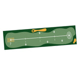 Maxbell Golf Putting Mat Game Practice with Distance Marker for Office Lawn Backyard Style A