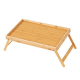 Maxbell Bed Tray Table with Foldable Legs Multi Functional Snack Tray for Bed Eating
