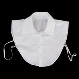 Maxbell Wholesale 6pcs White Women Lace Fake Half Shirt Blouse Collar Cotton Accessroy
