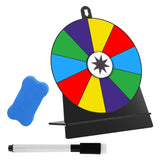 Maxbell Tabletop Prize Turntable Rotating Wheel Party Pub Game Toy Colorful