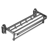 Maxbell Towel Shelf Wall Mounted Kitchen Bathroom Towel Rack Home Decor Multipurpose 50cmx23cmx13.5cm