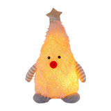 Plush Light up Christmas Doll Christmas Decoration for Couch Bed Living Room Pink