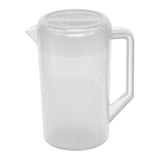 Maxbell Water Jug Pitcher Easy to Fill with Lid Beverage Jar Drinks Restaurant Party Clear