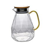 Maxbell Diamond Glass Teapot Cup Carafe Heat-resistant Water Jug Cup