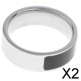 Maxbell 2xNFC Multifunctional Intelligent Ring Smart Finger Digital Ring US8 black
