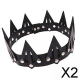 Maxbell 2xroyal Crown Tiara Headband Antique Style Princess Birthday Prom