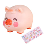 Maxbell Money Bank Change Box Desktop Adorable Pig Sculpture for Kids Bitrthday Gift S