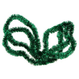 Maxbell Hanging Holiday Tinsel Garland Festive Shiny Christmas Decoration Green