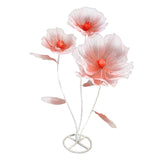 Maxbell Giant Artificial Flower Backdrop Wedding Decoration for Home Outdoor Mariage Gradient Red