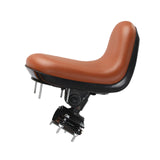 Maxbell Kids Front Mounted Bicycle Seat Bike Seat for Mountain Road Bike Riding Gift Brown