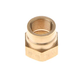 Maxbell Brass Double Head Hoop connector Water Pipes Threaded Fittings #5 1/2"-3/8" - Aladdin Shoppers