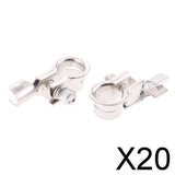 Maxbell 20xPair Car Copper Positive & Negative Battery Terminal Clamp Clip Connectors