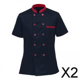 Maxbell 2xWork Uniform Breathable Sweat Absorption Universal for Cooking Waiter