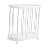 Maxbell Laundry Basket Cart Heavy Duty Storage Organizer for Bathroom Dorm Apartment White