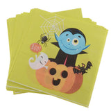 Maxbell 20pcs Happy Halloween Pumpkin   Paper Napkin Disposable Napkin Tableware