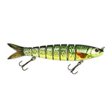 Maxbell Maxbell Bass Fishing Lure Multi Jointed Fish Tool Lifelike Supplies Artificial Lures Style C