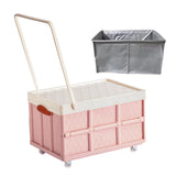 Maxbell Storage Container Clothes Books Folding for Picnic Garden Home pink with wheel bag - Aladdin Shoppers