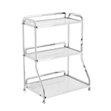 Maxbell Bathroom Countertop Organizer Perfume Tray for Dressing Table Bedroom Makeup 3 Layer White