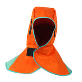 Maxbell Welding Hood Breathable with Neck Shoulder Drape Head Protection Welding Hat Orange