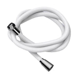 Maxbell Silicone Shower Hose Replacement G1/2 Threaded for Bathroom Toilet Apartment White 1.5M