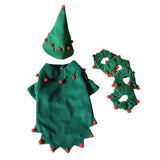 Maxbell Maxbell Dog Xmas Dress Up Clown Cosplay Cotume Winter Apparel Fun Garment 24cm