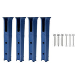 Maxbell Maxbell 4Pcs Fishing Rod Holder Side Mount Organizer Stand for Marine Yacht Boats RV Blue