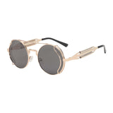 Maxbell Round Double Bridge Sunglasses Decor Eyewear for Holiday Dating Party