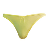 Maxbell Men Comfy Ultra thin Underwear G-string Mini Briefs Underpants Yellow