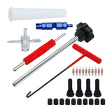 Tire Stem Removal Tool Hook Tool Repair for Lawn Mower Truck Motorcycle 30pcs
