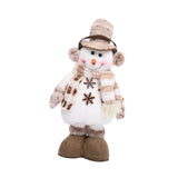 Maxbell Christmas Figurine Decorative Xmas Ornament for New Year Farmhouse Xmas Tree Snowman