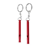 Maxbell Maxbell 2pcs Outdoor Survival Camping Training Emergency Safety Whistle Red