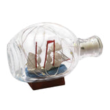 Maxbell Maxbell Glass Nautical Statue Sailboat Figurine LED Nightlight Collection Shelf Home