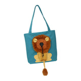 Maxbell Pet Carrier Shoulder Bag Tote Handbag Pouch Small Animals Kitty Camping L Blue