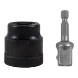 Maxbell Jack Socket Repair Spare Parts Jack Drill Adapter for Outdoor Garage Vehicle Black 145g
