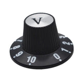 Maxbell Electric Guitar Control Knob Easy to Install Premium Bass Guitar Accessories V