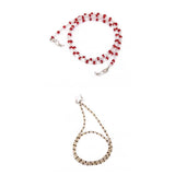 Maxbell 2pcs Beads Eyewear Glasses Spectacles Holder Chain String Strap Cord Lanyard DIY
