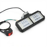 Super Luminous light-emitting diode Headlight, Waterproof Spotlight, Universal Light With Switch 72 Beads