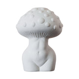 Maxbell Mushroom Lady Body Vase Minimalist Planter Vase for Tabletop Bedroom Outdoor