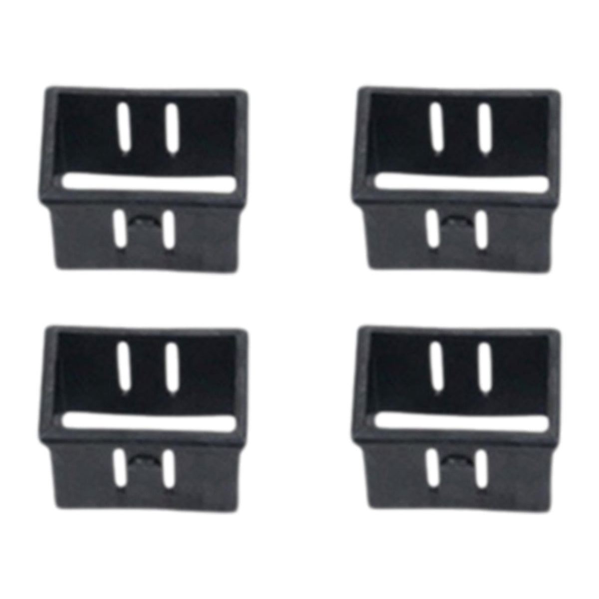 Maxbell 4 Pieces Square Tube Bushings Hollow Sleeve for Exercise Machine Attachments