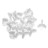 Maxbell 200pcs Plastic Fishing Treble Hook Covers Protector Holder Cap for Hook 3#4#