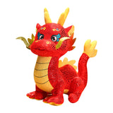 Dragon Plush Toy Adorable Chinese Dragon Plush for Birthday Gift Bedroom Bar
